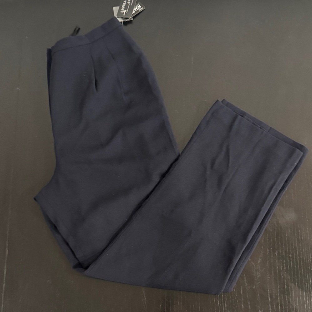 Kasper Navy Women's Pants size 12 - Picture 4 of 5
